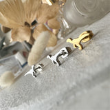 Clever Girl Velociraptor Dinosaur Stud Earrings