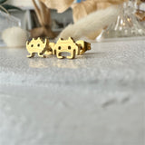 Tomo Space Invaders Stud Earrings