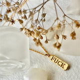 DIRE STRAITS Salty Language Charm Necklace