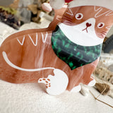 Gingerbread Festive Cat Hair Claw