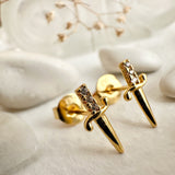 Bruté Dagger Stud Earrings