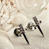 Bruté Dagger Stud Earrings