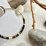 Memphré Bead Hoop Earrings in Cauchon