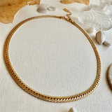 SCUTES Textured Chain Necklace