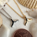 Herman Whale Tail Charm Necklace