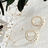 Apollo Rhinestone Wreath Stud Earrings