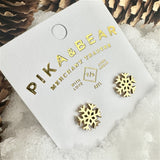 NEIGE Snowflake Stud Earrings