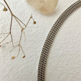 Ariadne Triple Layer Tiny Curb Chain Necklace in Gold and Silver