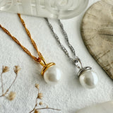 Coyotito Pearl Drop Charm Necklace
