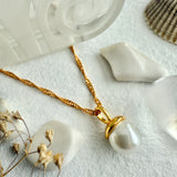 Coyotito Pearl Drop Charm Necklace
