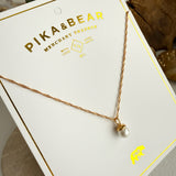 Coyotito Pearl Drop Charm Necklace