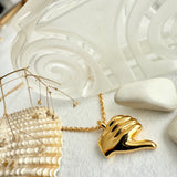 Odium Thumbs Down Charm Necklace in Gold