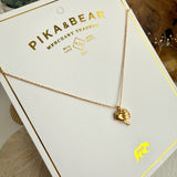 Odium Thumbs Down Charm Necklace in Gold