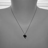 Odium Thumbs Down Charm Necklace in Gold