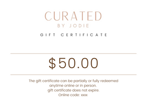 Curated by Jodie E-Gift Card