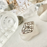Siobhan Celtic Knot Ring in Sterling Silver