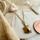 I LOVE TURTLES Charm Necklace