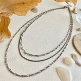 NANAIMO Triple Layer Textured Chain