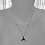 ISHMAEL Whale Tail Charm Necklace