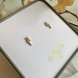 RIDE THE LIGHTNING Bolt Stud Earrings