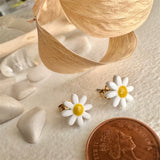 BELLIS Porcelain Daisy Earrings