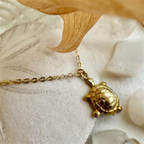 I LOVE TURTLES Charm Necklace