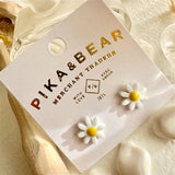 BELLIS Porcelain Daisy Earrings