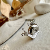 HELMI Tiny Snail Charm Necklace