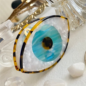 Prism Evil Eye Hair Clip