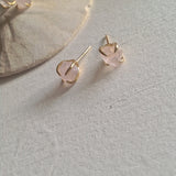 Vanessa Crystal Quartz Studs