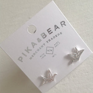 Paper Crane Studs