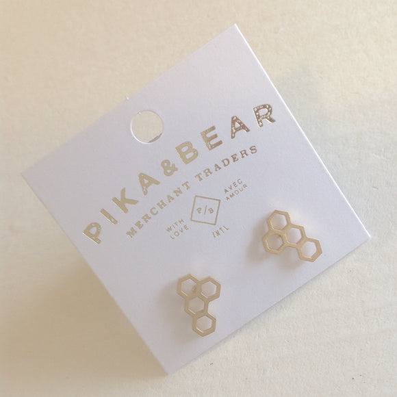 Pollen Honeycomb Studs