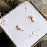 Bennu Climber Stud Earrings