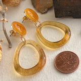 Donyale Amber Drop Earrings