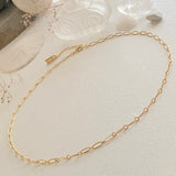 Donostia Paperclip Chain 17 inch chain