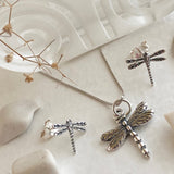 Ondante Dragonfly Stud Earring