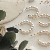 La Paz Pearl Hoops