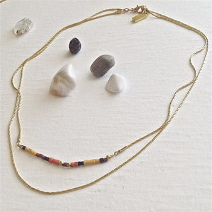 Thomson Handcut Heishi Bead Layer Necklace