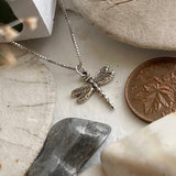 Ondante Dragonfly Pendant Necklace